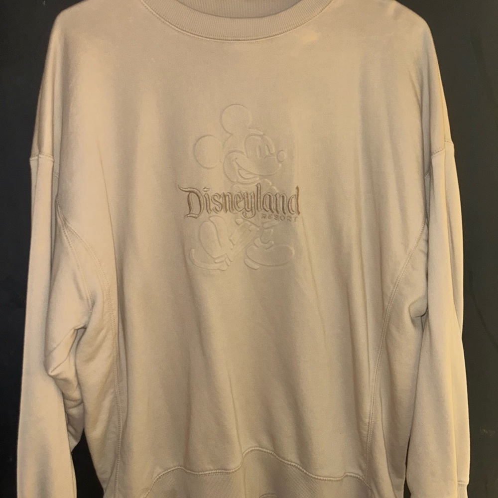 Disney Cream Crewneck Men's Sweater